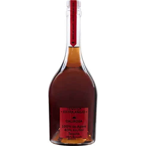 Calirosa Extra Anejo Tequila bottle
