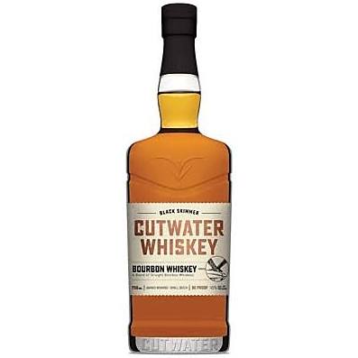 Cutwater Black Skimmer Straight Bourbon Whiskey bottle