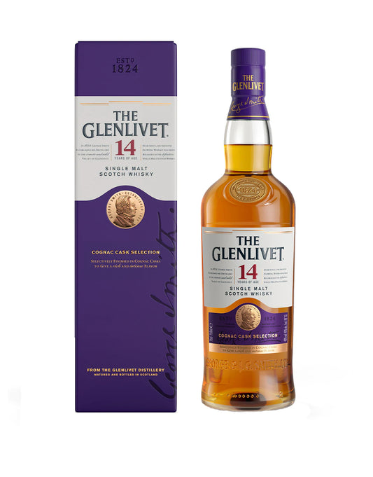 The Glenlivet Single Malt Scotch Whiskey 14 Year Old bottle