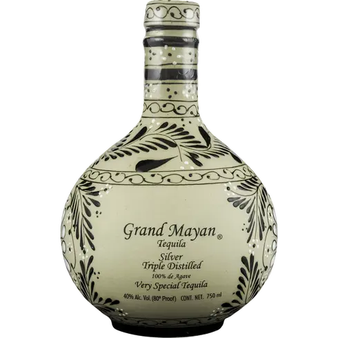 Grand Mayan Silver Tequila bottle