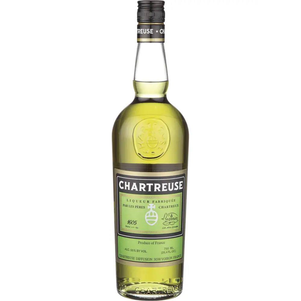 Chartreuse Green bottle