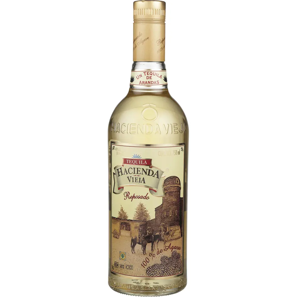 Hacienda Vieja Reposado Tequila bottle