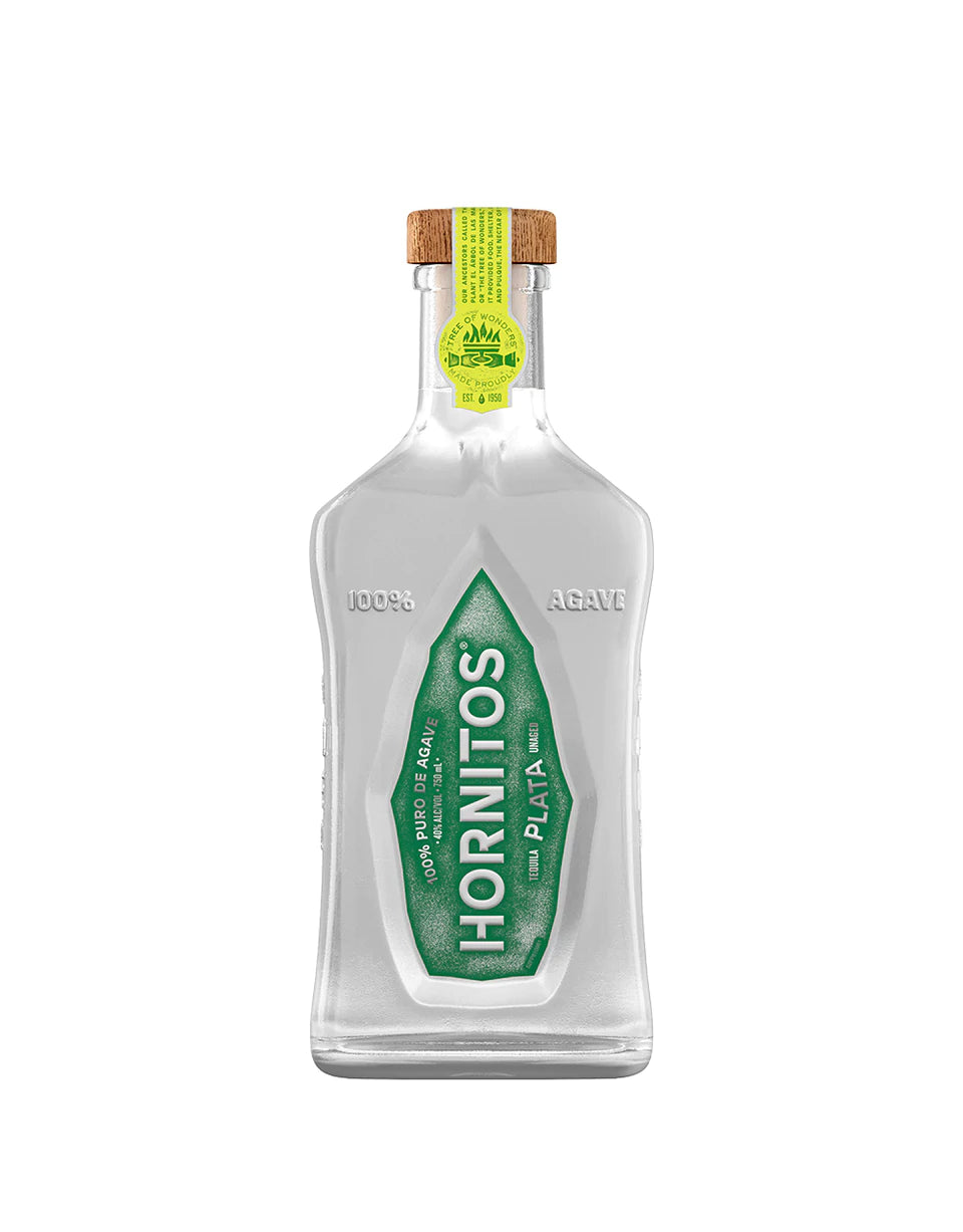 Hornitos Plata Tequila bottle
