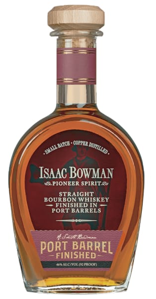 Bowman Isaac Port Barrel Finished Straight Bourbon Whiskey bottle
