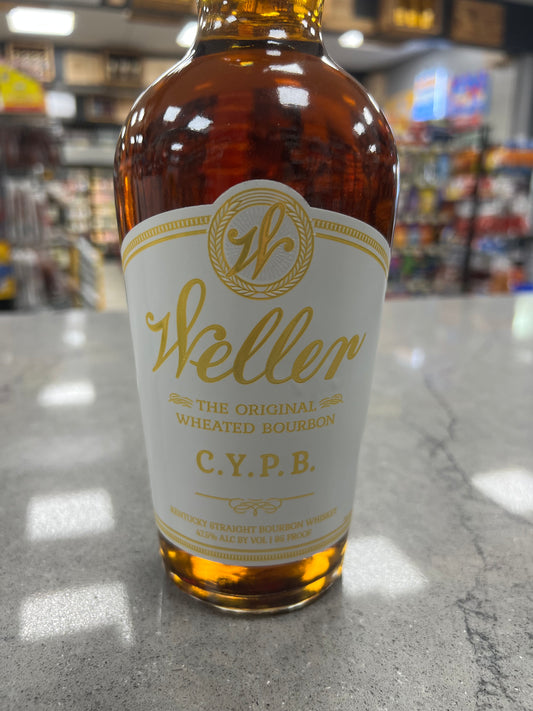 Weller C.Y.P.B. Bourbon bottle