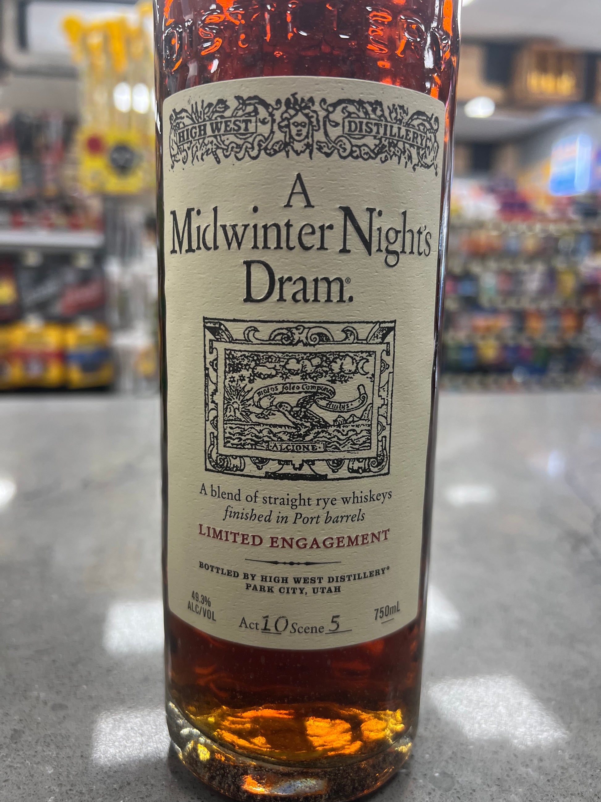 High West A Midwinter Nights Dram bottle