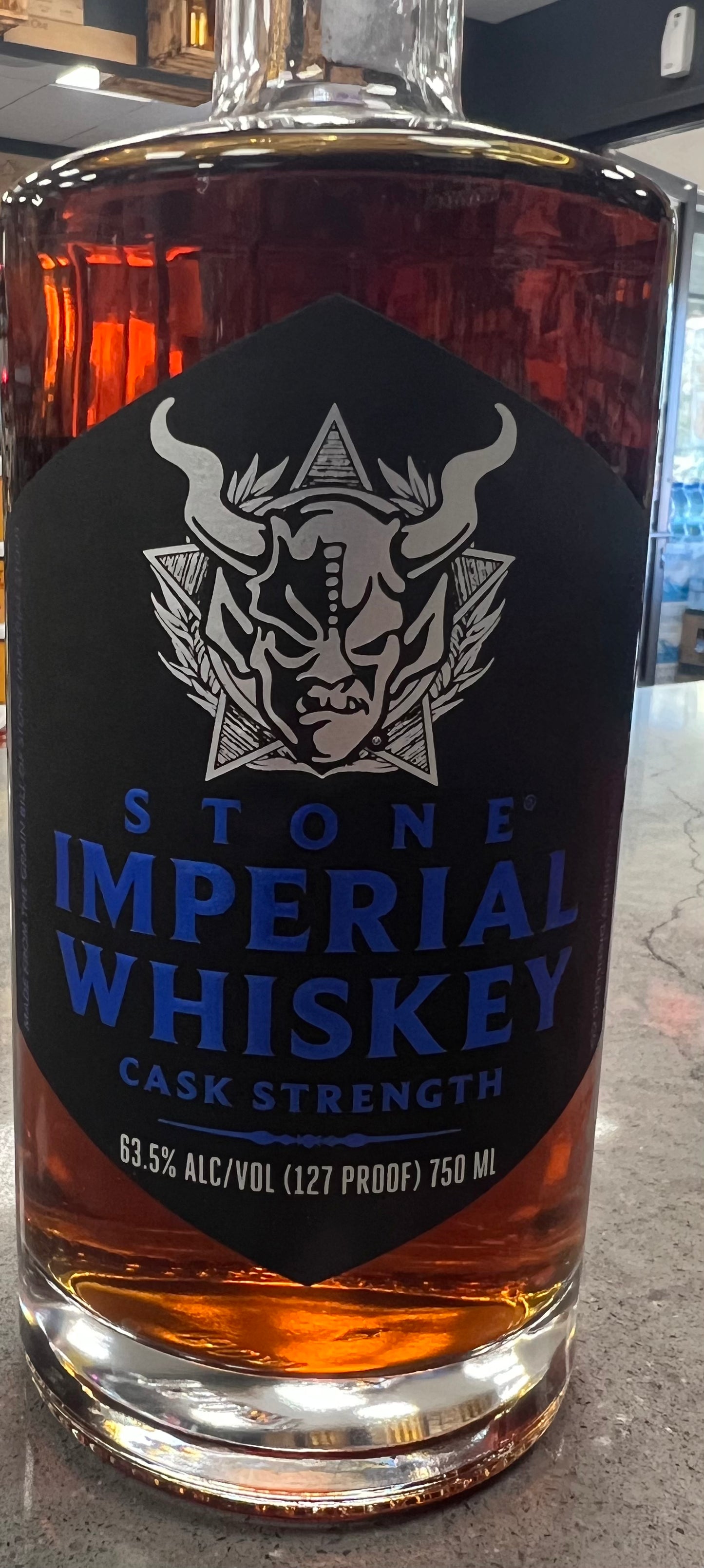 Stone Imperial Whiskey bottle