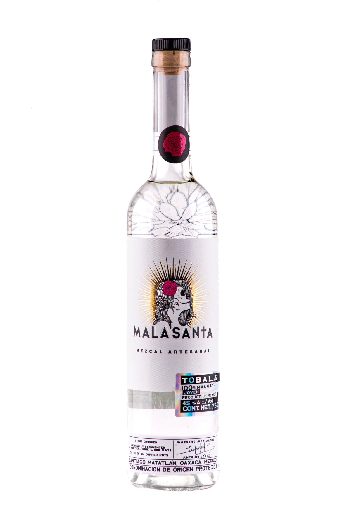 Mala Santa Tobala Mezcal bottle