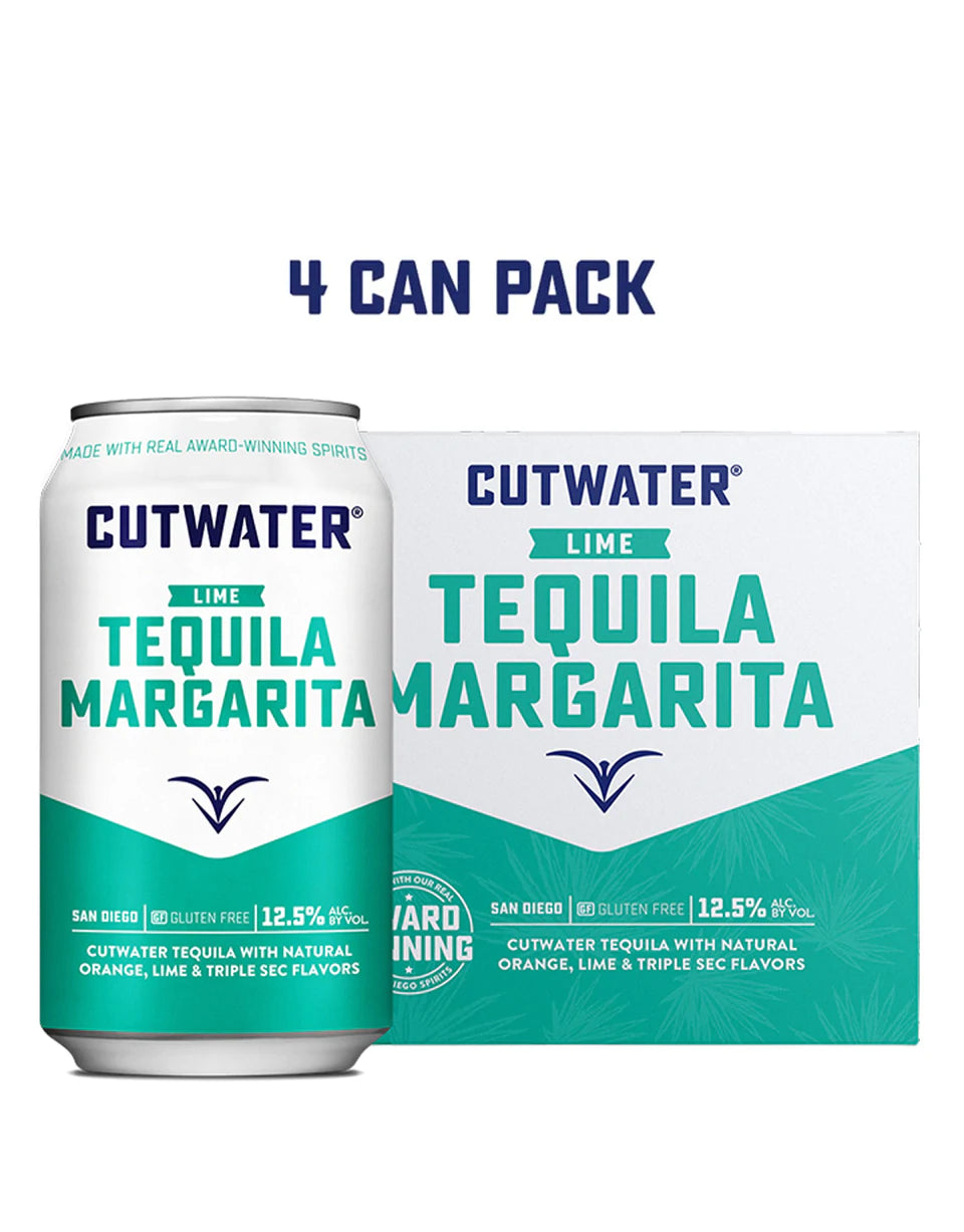 Cutwater Tequila Margarita Canned Cocktail 4PK bottle