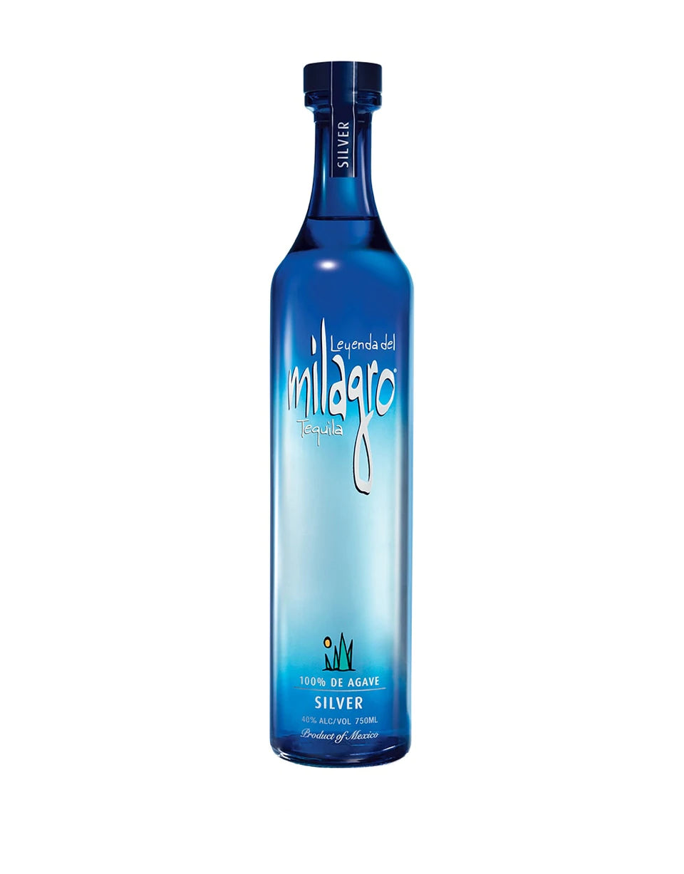 Milagro Silver Tequila bottle