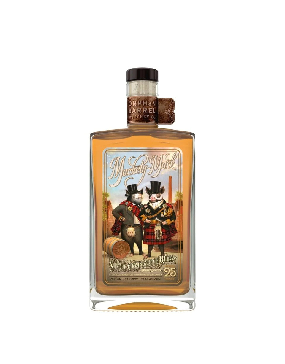 Orphan Barrel Muckety-Muck 25 Year Old Single Grain Scotch Whisky bottle