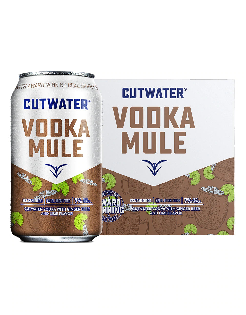 Cutwater Vodka Mule Canned Cocktail 4PK bottle
