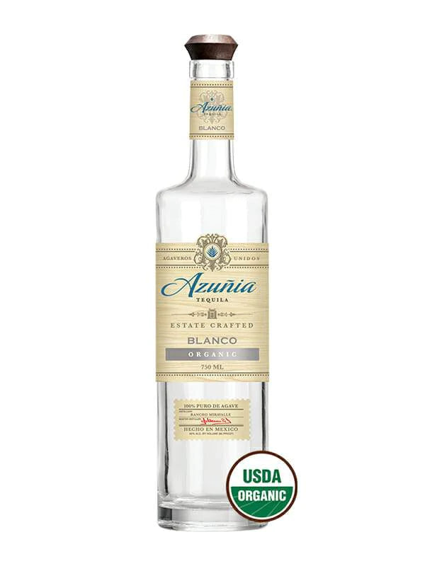 Azuñia Blanco Organic Tequila bottle