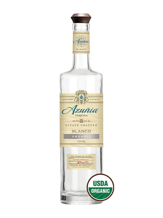 Azuñia Blanco Organic Tequila bottle