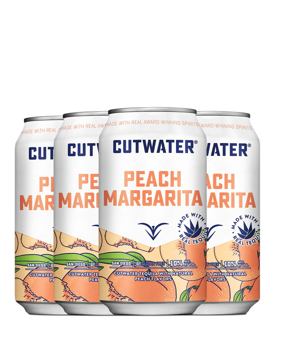 Cutwater Peach Margarita Can 4PK bottle