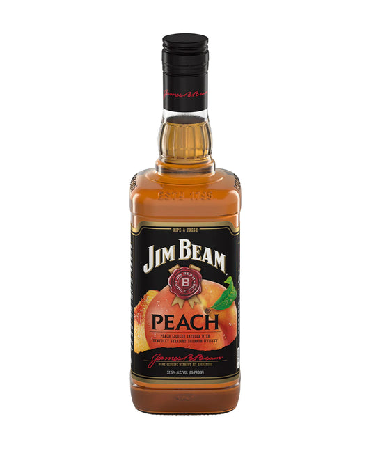 Jim Beam Peach Bourbon bottle