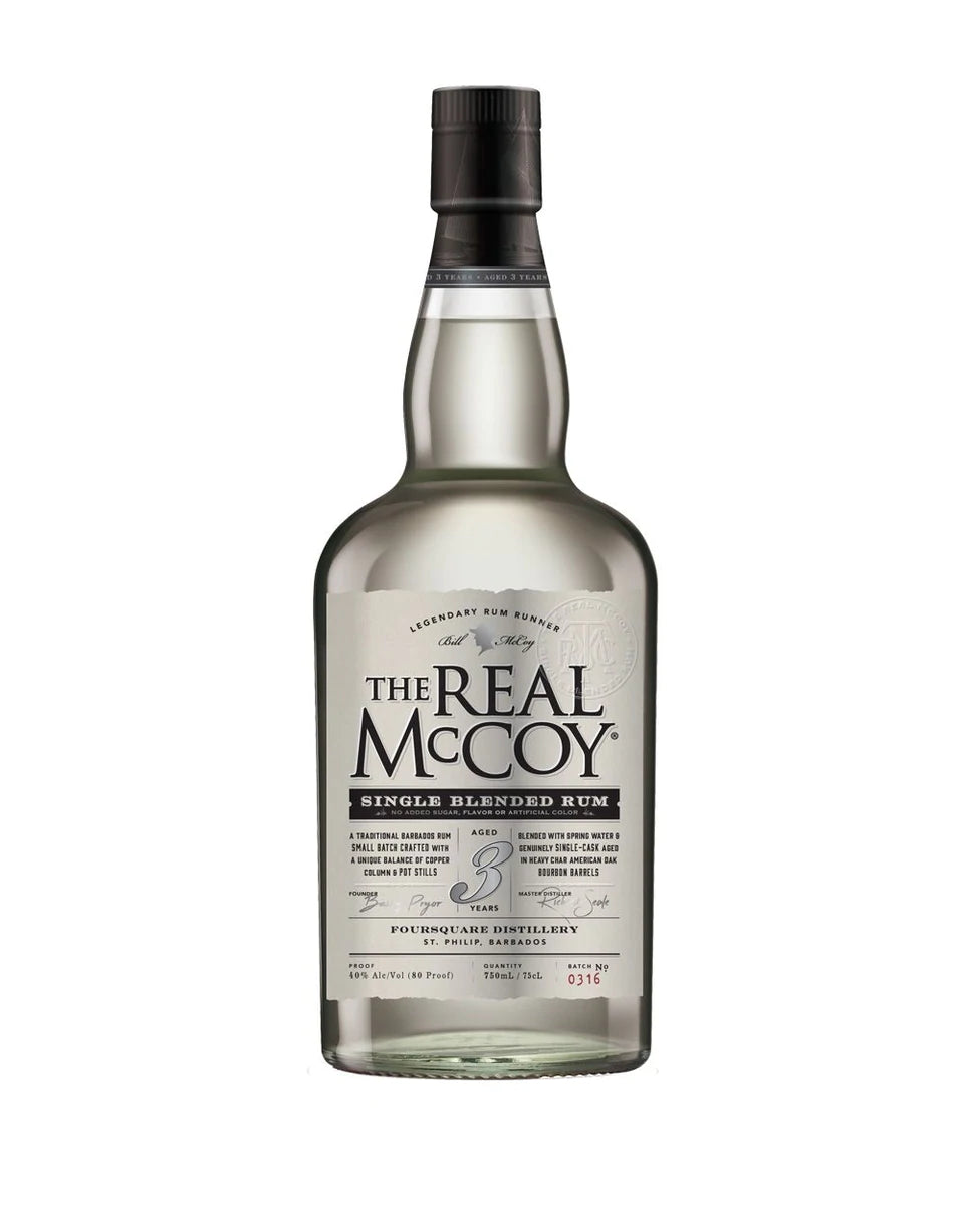 The Real McCoy 3 Year Aged Rum bottle