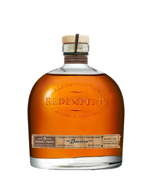 Redemption 9 Year-Old Barrel Proof Bourbon