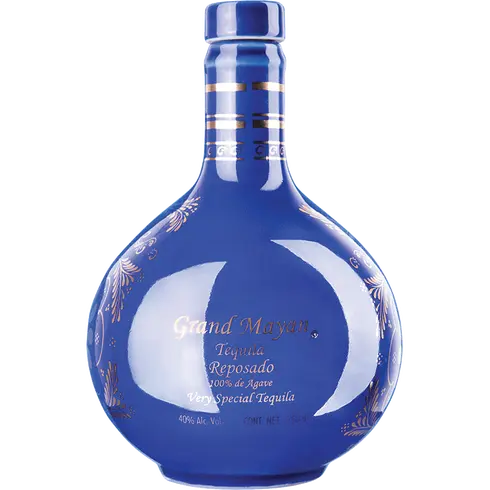 Grand Mayan Reposado Tequila bottle