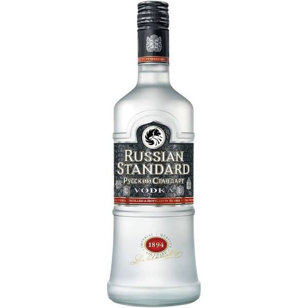 Russian Standard St. Petersburg Vodka bottle