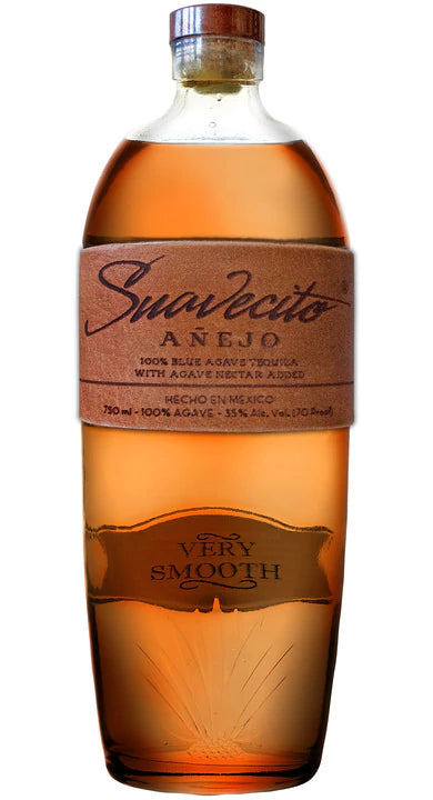 Suavecito Añejo Tequila bottle