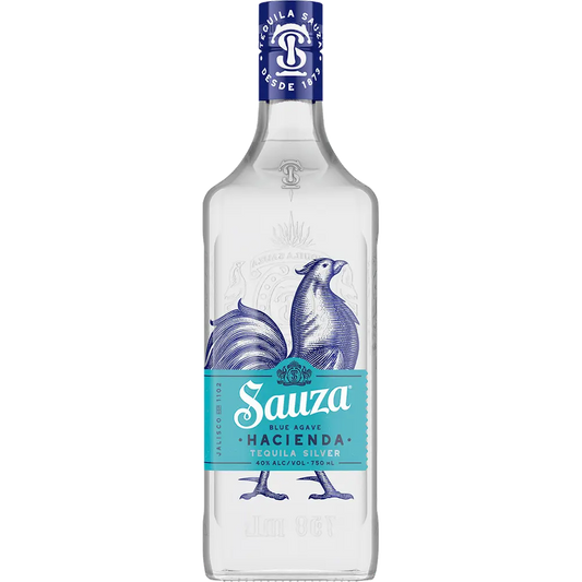 Sauza Hacienda Silver Tequila bottle