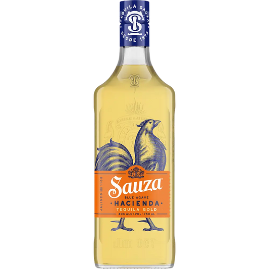 Sauza Hacienda Gold Tequila bottle