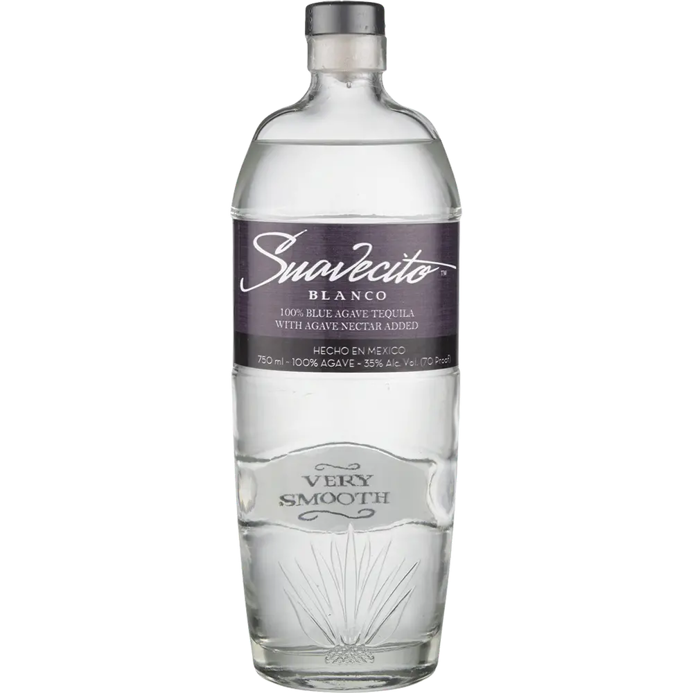 Suavecito Blanco Tequila bottle