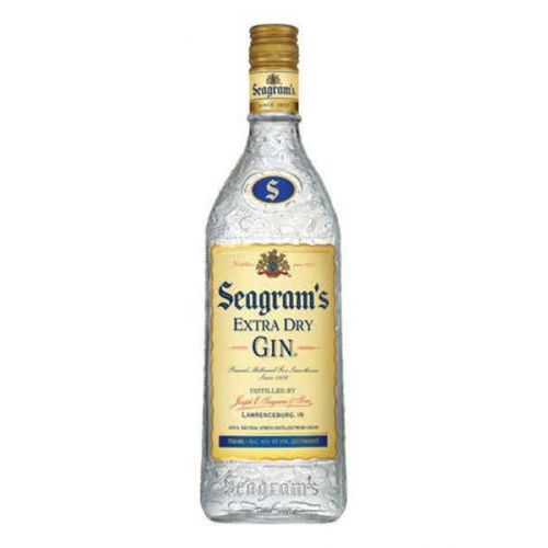 Seagram's Extra Dry Gin bottle