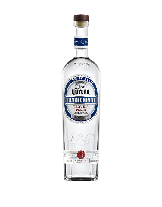 Jose Cuervo Tradicional Silver bottle