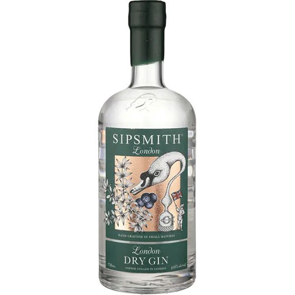 Sipsmith London Dry Gin bottle