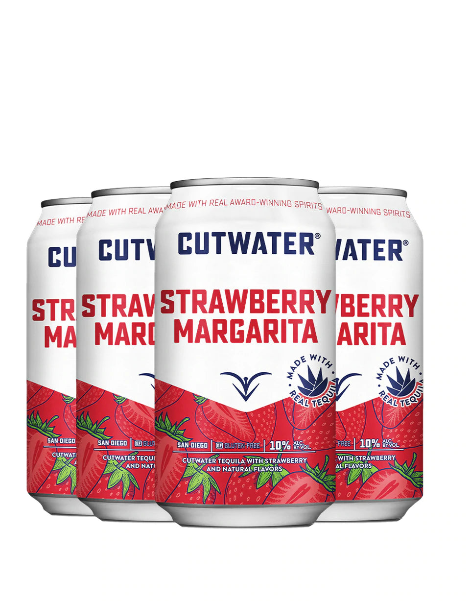 Cutwater Strawberry Margarita Can 4PK bottle