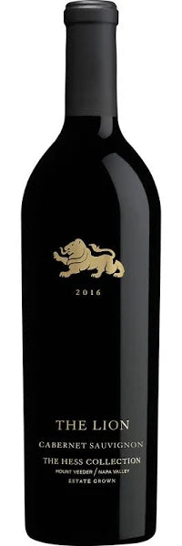 Hess Collection The Lion Cabernet Sauvignon, Mount Veeder bottle