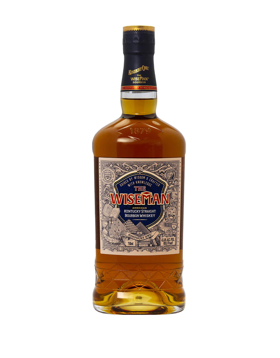 The Wiseman Kentucky Straight Bourbon Whiskey bottle