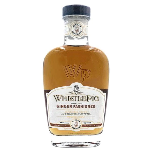 Whistlepig Piggy Back Ginger Fashioned bottle